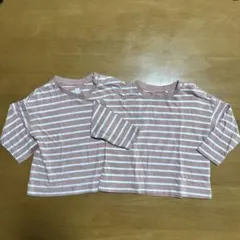 ストライプ長袖Tシャツ 70-80