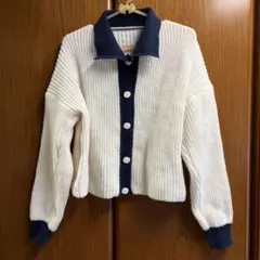 lace ladies ポロ襟　ニット　セーター　カーディガンのサムネイル