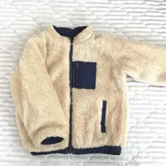 リバーシブル フリースジャケット