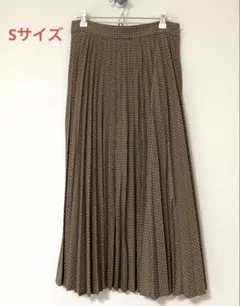 ZARA チェック柄 プリーツスカート Sサイズ