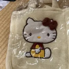ハローキティ ニットトートバッグ