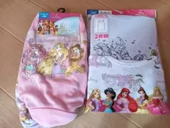 即購入OK ディズニープリンセス ショーツ タンクトップ 2枚組 130