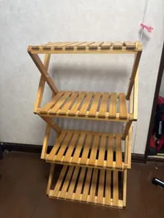 木製 折りたたみ ラック ウッドラック