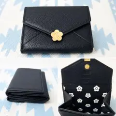 MARY QUANT　シーリングデイジーレター ミニウォレット　財布　三つ折りのサムネイル