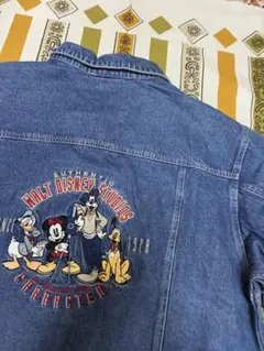 ディズニー◼️ミッキーの仲間達デニムジージャン・ジャケット◼️刺繍ロゴ