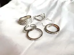 シルバーリング 6点セット