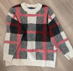 BEVERLY HILLS POLO CLUB チェック柄セーター