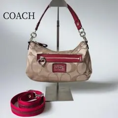 COACH POPPY Y2K 2WAY Signature Heart Bag