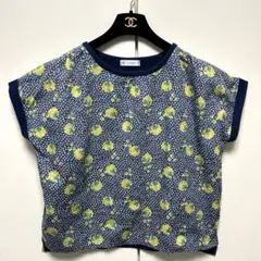 AFTERNOONTEAアフタヌーンティー リバティTシャツ ジュニパー紺M