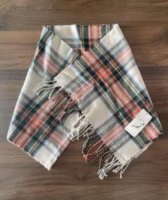 マフラー　チェック柄