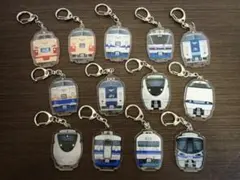 北陸線特急 鉄道シリーズ トレーディングアクリルキーホルダー 1BOX