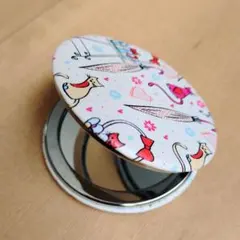 コンパクトミラー 手鏡 携帯ミラー