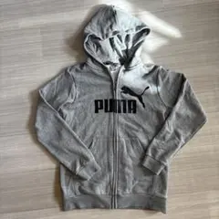 PUMA フルジップパーカー グレー ASIA 160