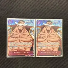 ワンピースカード エドワード・ニューゲートパラレル 2枚