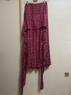 【Noanoa Hawaii】サッシュドレス　Mサイズ　 ピンク系のサムネイル