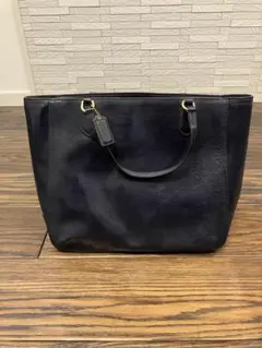 COACHレザートートバッグ