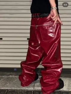 goar.archive クロコレザーパンツ - メルカリ