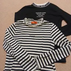 repipi armario ストライプ長袖カットソー M/S