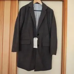 最終値下げ【新品未使用】and it_ グレー チェスターコート Mサイズ