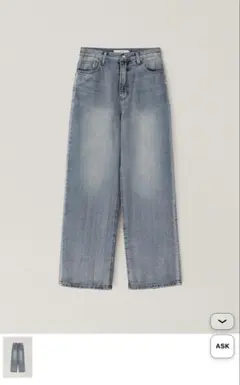 OHOTORO brushed wide jeans デニムのサムネイル