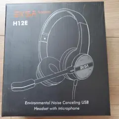 [미사용] EKSA 텔레콤 H12E 유선 헤드폰 (마이크 포함)