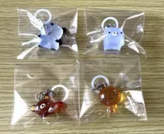 【中古】サンエックスユニバースマスコットチャーム4点セット