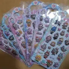 ラブブ 立体シール 6枚セット