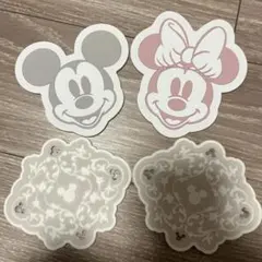 フランフラン　ミッキー ミニー コースターセット