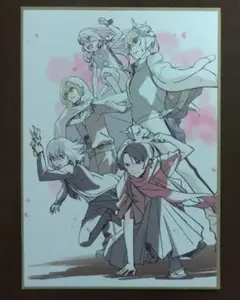 特 刀剣乱舞 花丸 雪ノ巻　色紙風かあど