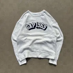 【美品】Old GAP 1969 刺繍ロゴ スウェット C-boy y2k