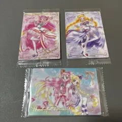 プリキュアウエハース キュアワンダフル＆キュアフレンディ 3枚セット