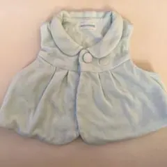 ミキハウス　ベビーベスト　ライトブルー