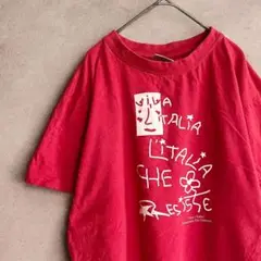 la Bottega solidale / プリントTシャツ　カジュアル　手書風