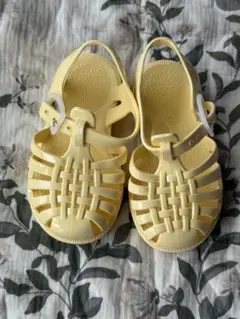 SUN- PAILLE Méduse イエロー 22/13cm サンダル
