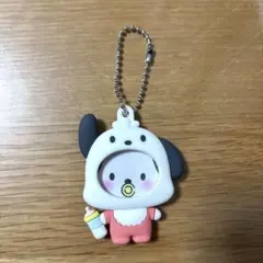 【匿名配送】サンリオ　フォトバッジ付きマスコットシークレット ベビー ポチャッコ