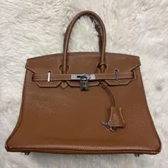 ノーブランドハンドバッグ　キャメルブラウン