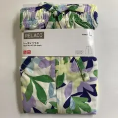 新品未開封　ユニクロ リラコ　レーヨンリラコ　L 部屋着 パジャマ 花柄
