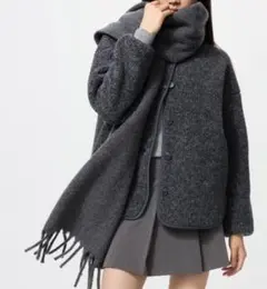 【新品】ユニクロ ボアフリースリラックスカーディガン♡UNIQLO　ボアフリース