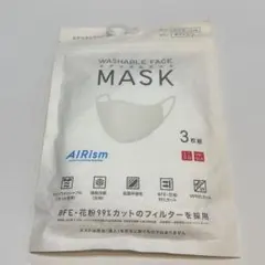 UNIQLO エアリズム マスク 3枚組 ホワイト ふつう Lサイズ