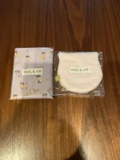 PAUL & JOE 猫イラストポーチ、エコバッグ