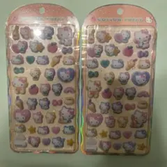 【正規品】サンリオ　コットンパフィーシール 　 ハローキティ