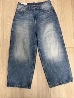 H&M スーパーバギーデニム　31/30 デニムブルー 完売品