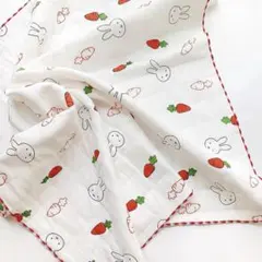 【残り1点のみ】ミッフィー ベビーブランケット ベビーバスタオルおくるみタオル