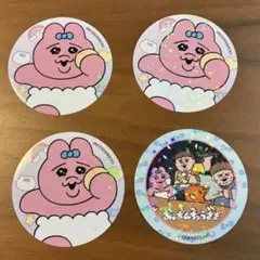 おぱんちゅうさぎ まんまる焼き ステッカー4枚