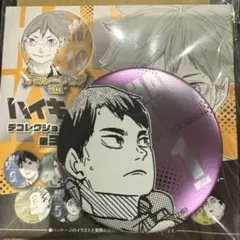 ハイキュー ファンパーク FAN PARK デコレクション缶バッジ 牛島若利