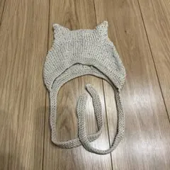 MIMICIO 猫耳ニット帽 ベージュ