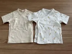 ユニクロ　ベビー肌着　短肌着　50-60cm 2枚セット