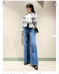 snidel ミドルツイードジャケット