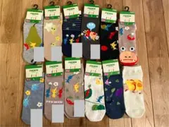 新品 レディース 子供 ピクミン 靴下 23〜25 12足セット