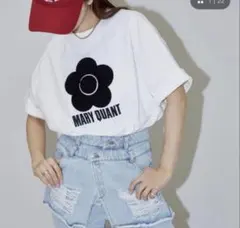 MARY QUANT×PUBLUX 刺繍Tシャツ Mサイズのサムネイル